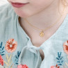 Mini bijou pendentif coeur ajouré en or jaune 18 carats - Maison Laudate