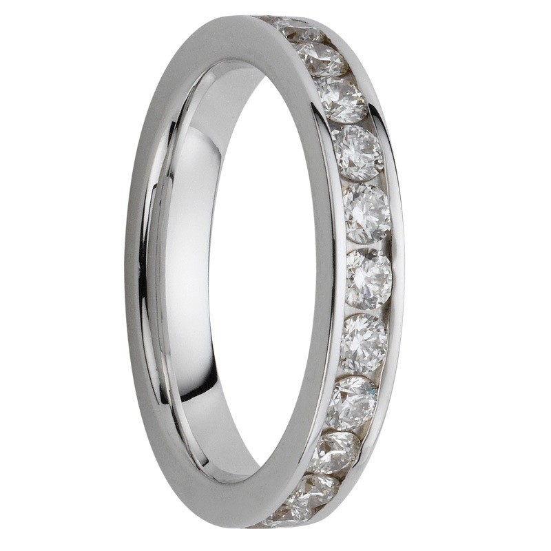 Alliance diamants sertis rails tour complet 1,680 carats Alliance diamants sertis rails tour complet 1,680 carats