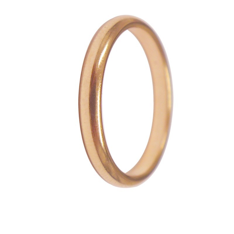 Alliance jonc parisien confort or rose Alliance jonc parisien confort or rose