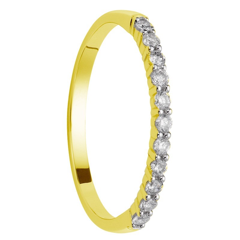 alliance 11 diamants coup de coeur or jaune alliance 11 diamants coup de coeur or jaune