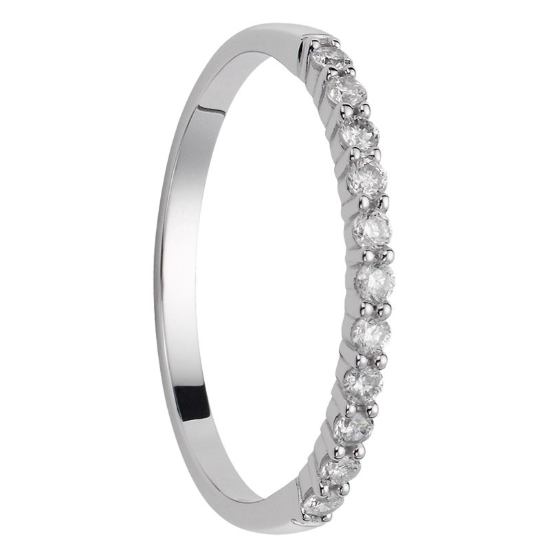 alliance 11 diamants coup de coeur or blanc alliance 11 diamants coup de coeur or blanc