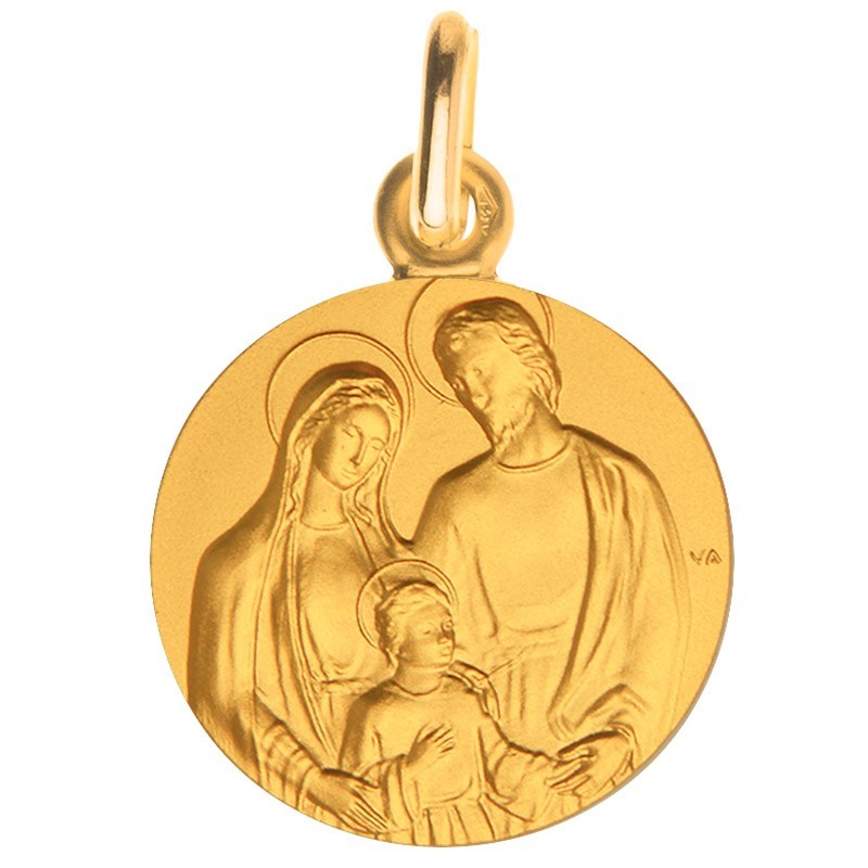 medaille bapteme Très Sainte Famille or medaille bapteme Très Sainte Famille or