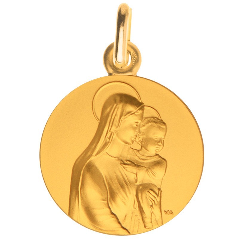 medaille bapteme Vierge de l'amour or medaille bapteme Vierge de l'amour or