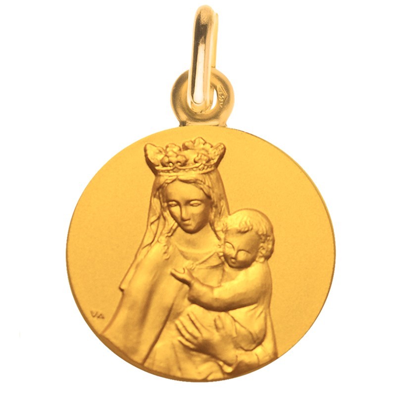 medaille bapteme notre dame graces or jaune medaille bapteme notre dame graces or jaune