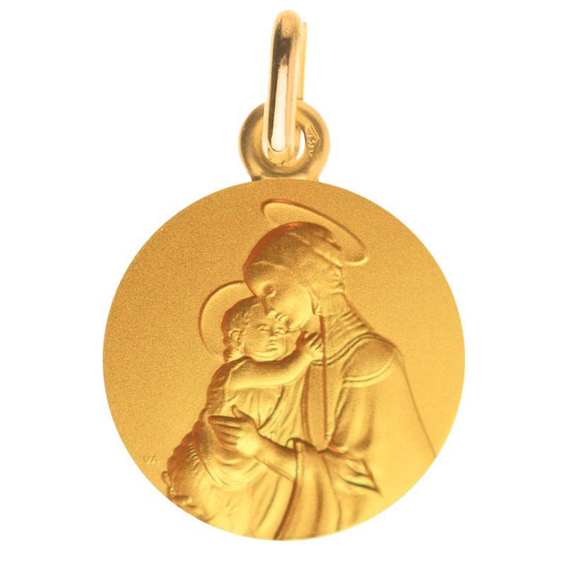 Medaille bapteme Vierge de Botticelli Medaille bapteme Vierge de Botticelli