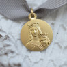 medaille bapteme Vierge à l'enfant couronné