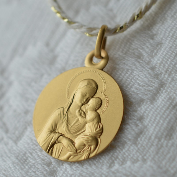 medaille bapteme Vierge de San Marco medaille bapteme Vierge de San Marco