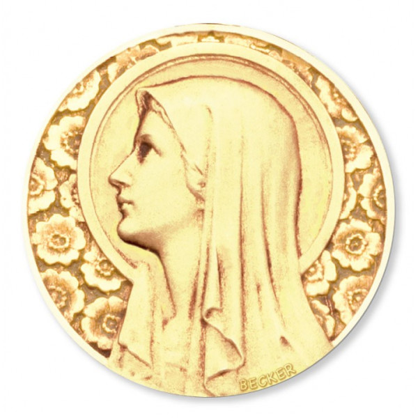 mini medaille bapteme Vierge à l'Eglantier mini medaille bapteme Vierge à l'Eglantier