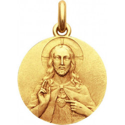 mini medaille bapteme Sacré Coeur