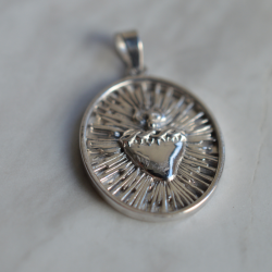 Médaille de baptême Sacré...