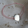 Bracelet personnalisable rond cordon