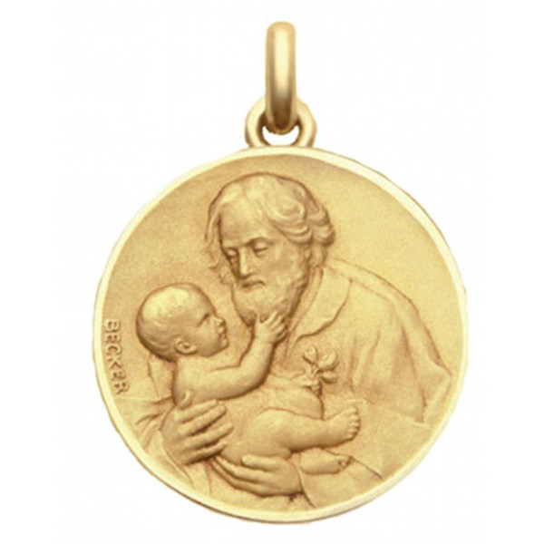 mini medaille bapteme Saint Joseph