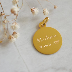 Médaille de baptême...