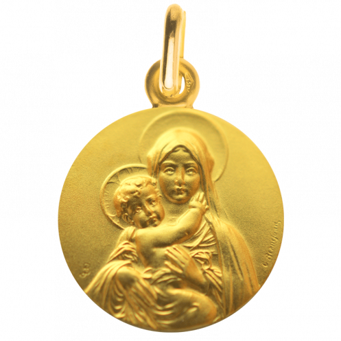 Medaille Bapteme Faîtes ce qu'il vous dira 9 carats Medaille Bapteme Faîtes ce qu'il vous dira 9 carats