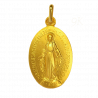 Medaille bapteme Médaille Miraculeuse 9 carats