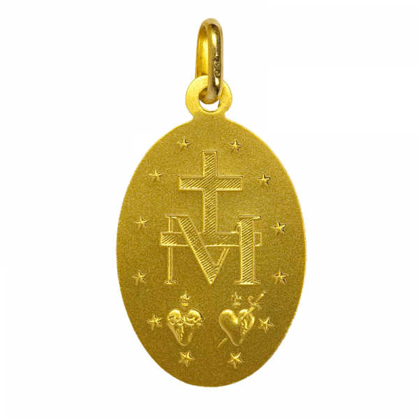 Medaille bapteme Médaille Miraculeuse 9 carats