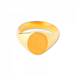 Chevalière Femme ovale 12 x 10