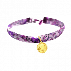 mini medaille bapteme Vierge à l'Eglantier