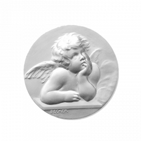 Medaille de berceau Ange Raphaël
