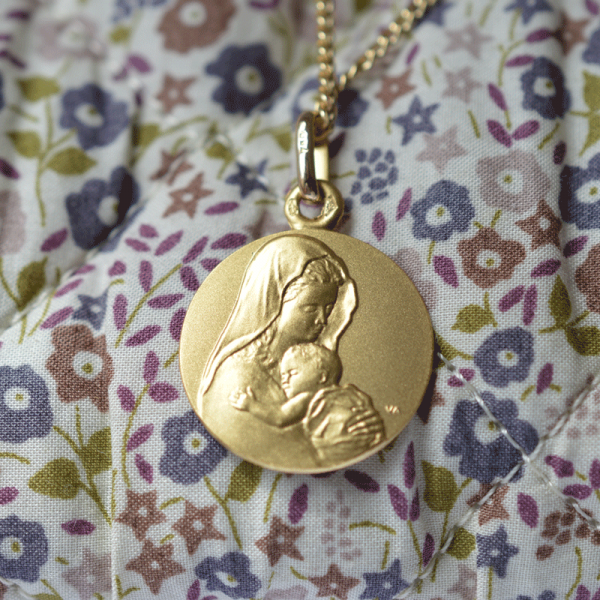 Medaille bapteme Marie Aimante Medaille bapteme Marie Aimante