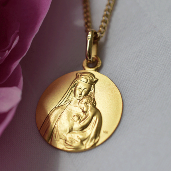 medaille bapteme Vierge de la sagesse medaille bapteme Vierge de la sagesse