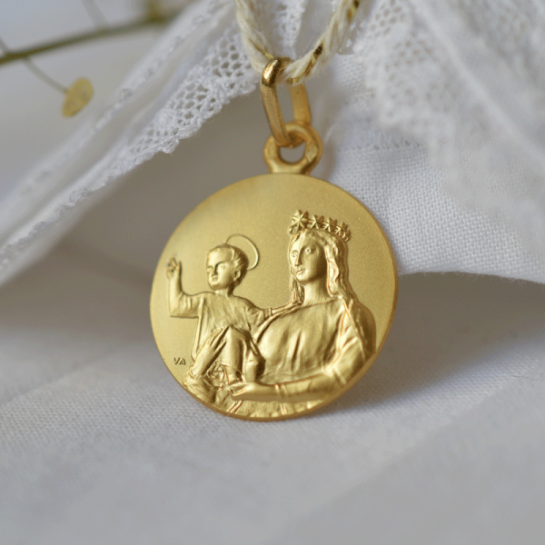 medaille bapteme Notre Dame de France medaille bapteme Notre Dame de France