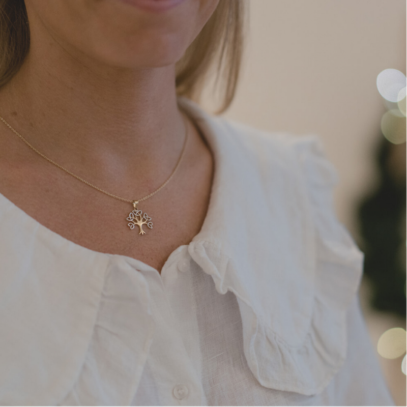 pendentif or arbre de vie