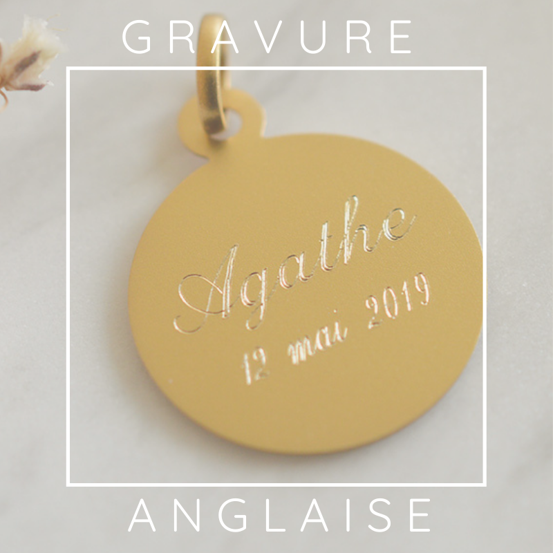 Médaille de Baptême Notre Dame de la sagesse Or 18 Carats - Laudate Médaille de Baptême Notre Dame de la sagesse Or 18 Carats - Laudate