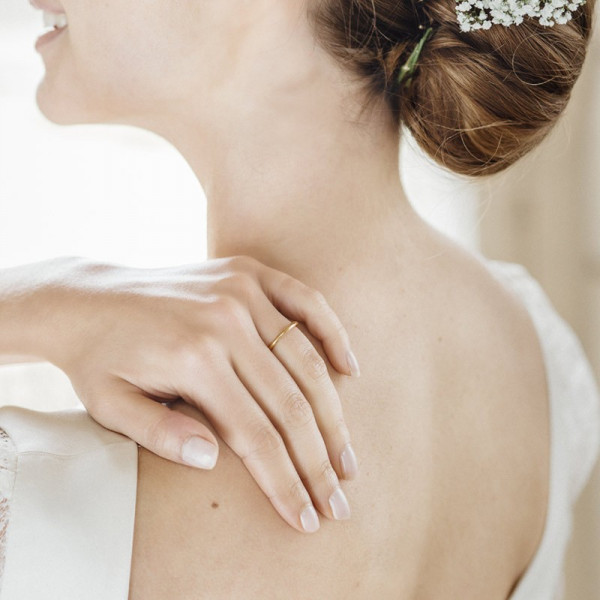 Alliance jonc parisien or rose Alliance jonc parisien or rose