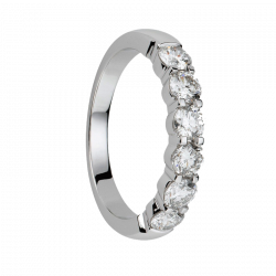 Alliance diamants griffes demi tour 1,1 carats Alliance diamants griffes demi tour 1,1 carats