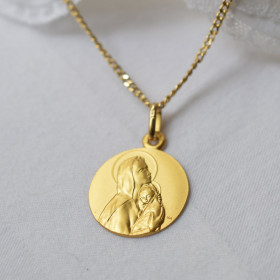 Medaille bapteme Vierge du rédempteur