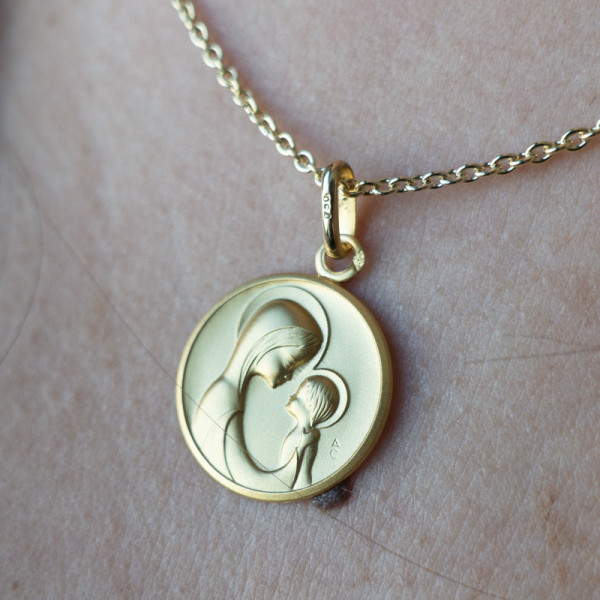 medaille bapteme Femme, voici ton fils