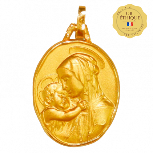 medaille bapteme Vierge Reine medaille bapteme Vierge Reine