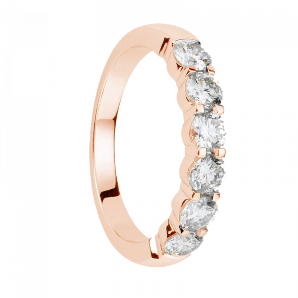 Bague demi tour diamant online