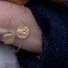 Bracelet Médaille Portrait ND de la Sagesse Or Jaune 18 Carats-Laudate
