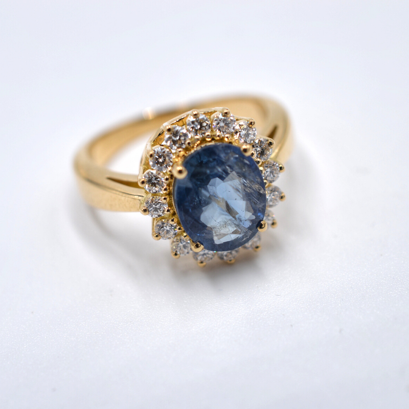 Maison Laudate - Bague de fiançailles Margot Or Jaune et Diamants