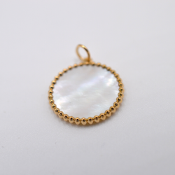 Jeton perlé nacre