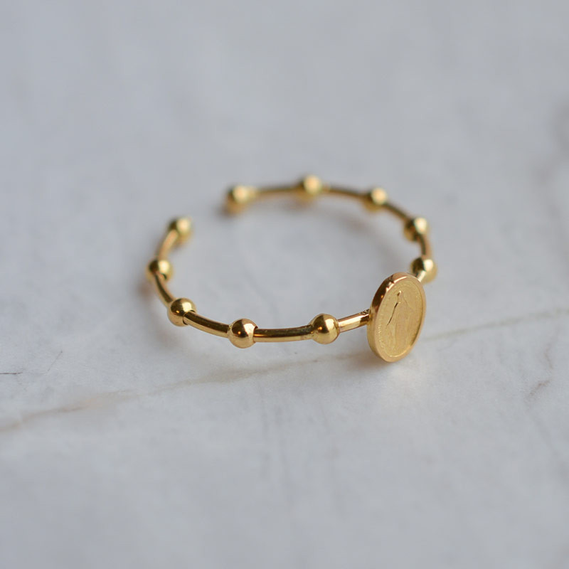 Anillo Abierto Dizainier Miraculoso Oro Amarillo 18K - Maison Laudate