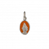 Medalla Milagrosa de Plata en cordón - Naranja