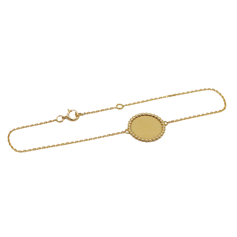 Bracelet jeton perlé Bracelet jeton perlé