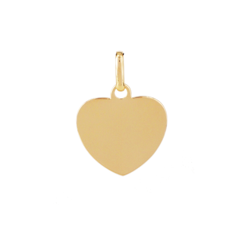 Colgante Corazón Jeanne en Oro Plateado - Casa Laudate