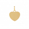 Colgante Corazón Jeanne en Oro Plateado - Casa Laudate