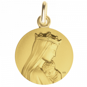 Medaille bapteme Portrait de Notre-Dame de la Sagessev