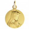 Medaille bapteme Portrait de Notre-Dame de la Sagesse