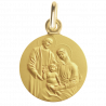 Medaille bapteme Sainte Famille aimante