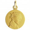 Medaille bapteme Portrait de la Vierge de Lippi
