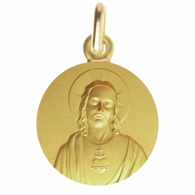 Medaille bapteme Coeur-Sacré