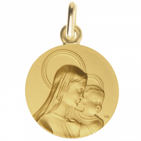 medaille bapteme Portrait de la Vierge de l'amour