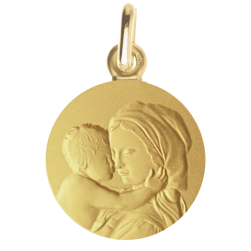 medaille bapteme Marie mère