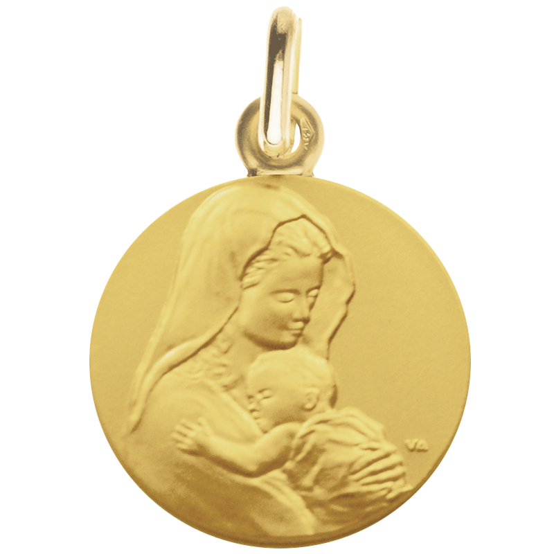 Medaille bapteme Marie Aimante